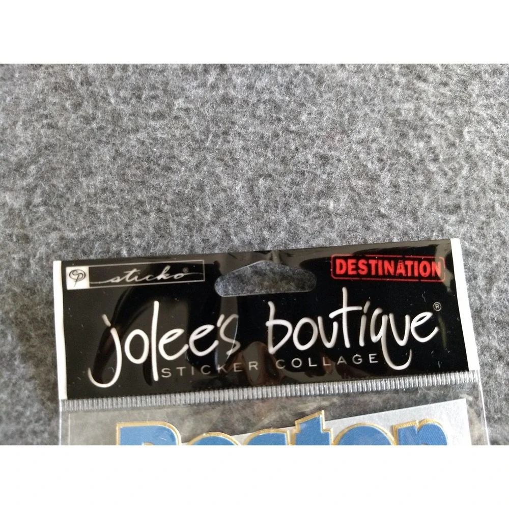 Jolee's Boutique & Sandylion Travel Stickers Scrapbooking Boston DC NY Lot/7 NEW